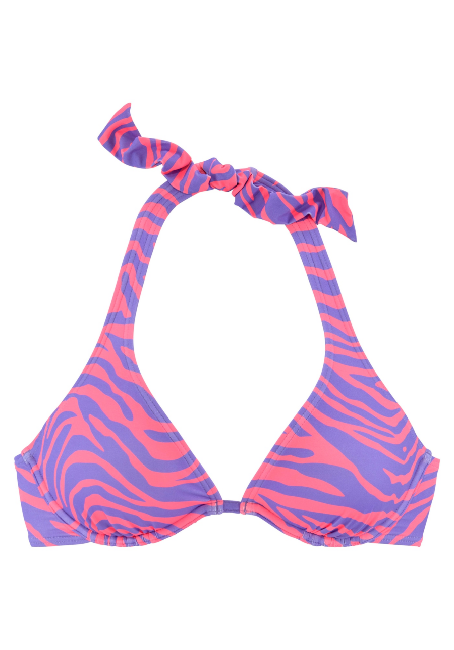 VENICE BEACH Bikini felső 'Fjella'  sötétlila / málna-Hungary