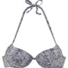 VENICE BEACH Bikini felső 'Sugar'  fekete / fehér