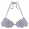 VENICE BEACH Bikini felső 'Summer'  tengerészkék / fehér