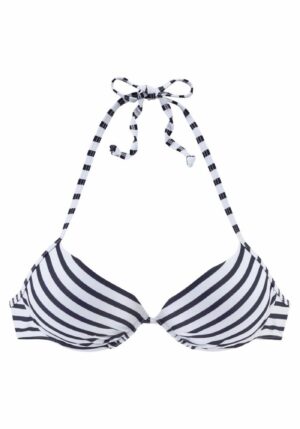 VENICE BEACH Bikini felső 'Summer'  tengerészkék / fehér