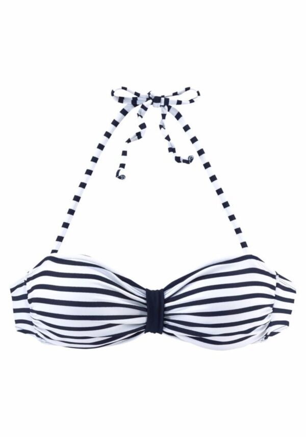 VENICE BEACH Bikini felső 'Summer'  tengerészkék / fehér