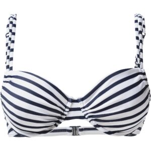 VENICE BEACH Bikini felső 'Summer'  tengerészkék / fehér