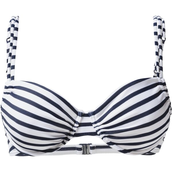 VENICE BEACH Bikini felső 'Summer'  tengerészkék / fehér