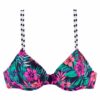 VENICE BEACH Bikini felső 'Summer'  tengerészkék / rózsaszín
