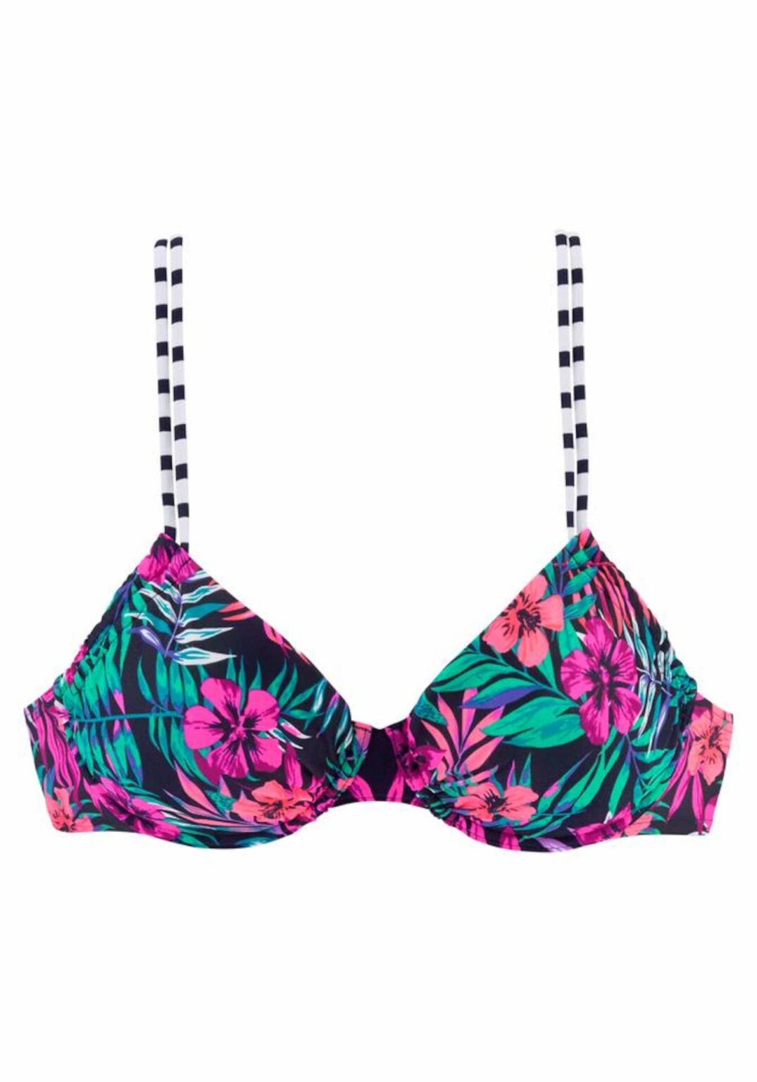 VENICE BEACH Bikini felső 'Summer'  tengerészkék / rózsaszín