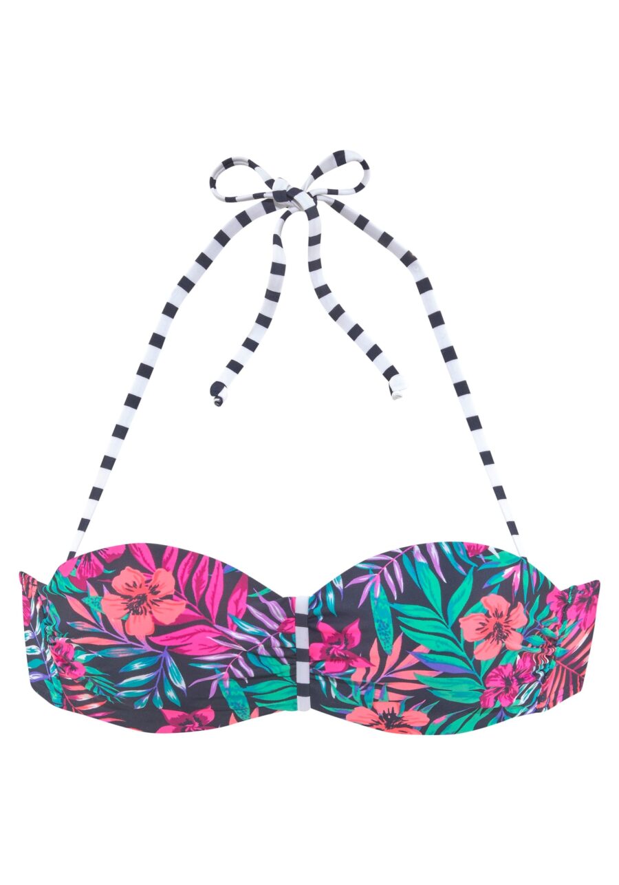 VENICE BEACH Bikini felső  éjkék / zöld / lila / rózsaszín-hu