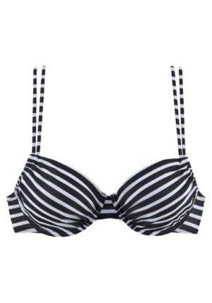 VENICE BEACH Bikini felső  fekete / fehér-hu