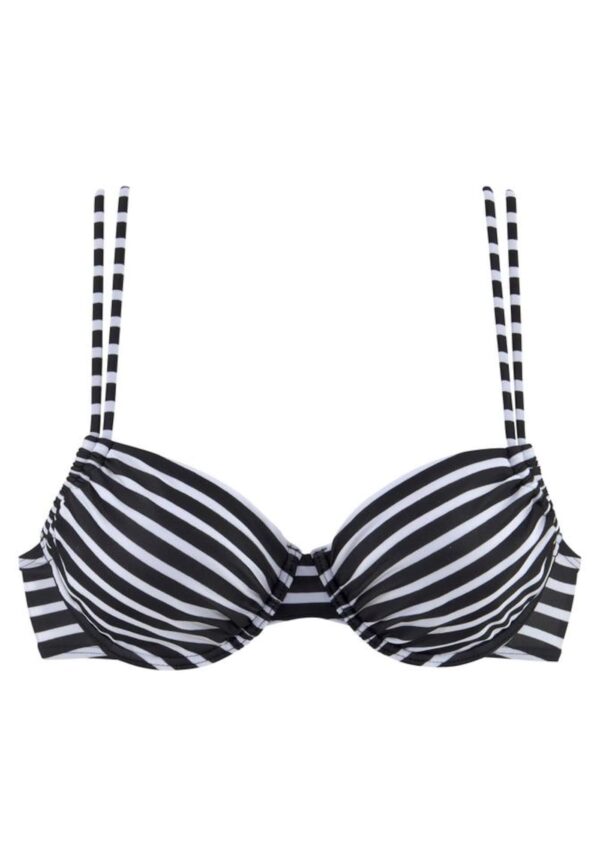 VENICE BEACH Bikini felső  fekete / fehér-hu