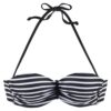 VENICE BEACH Bikini felső  fekete / fehér-hu