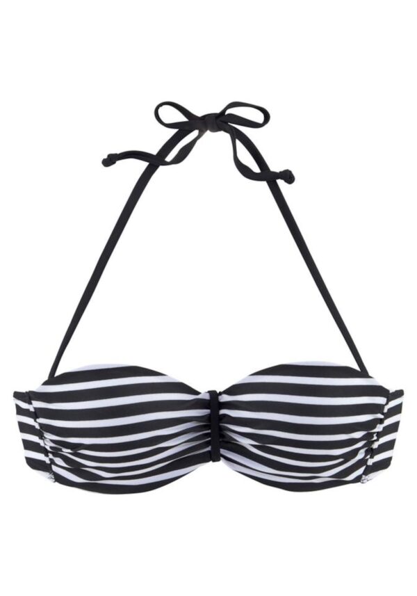 VENICE BEACH Bikini felső  fekete / fehér-hu