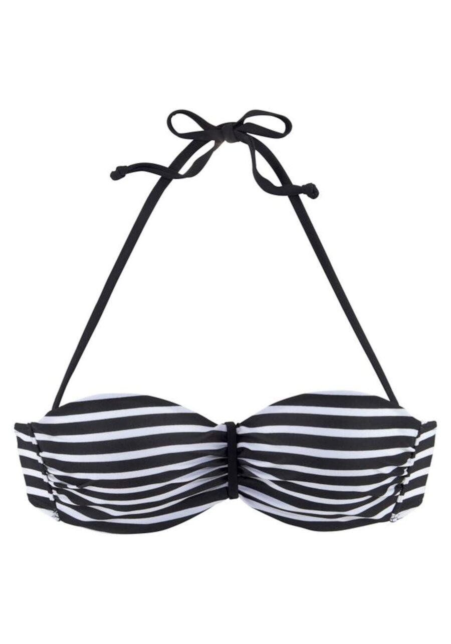 VENICE BEACH Bikini felső  fekete / fehér-hu