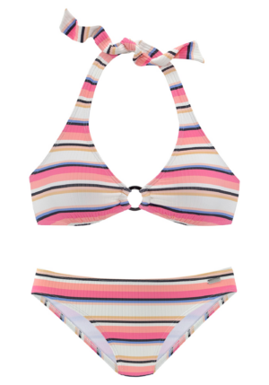 VENICE BEACH Bikini  kék / világos-rózsaszín / fekete / fehér-Ár