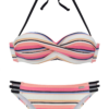 VENICE BEACH Bikini  krém / narancs / korál / fekete-Ár