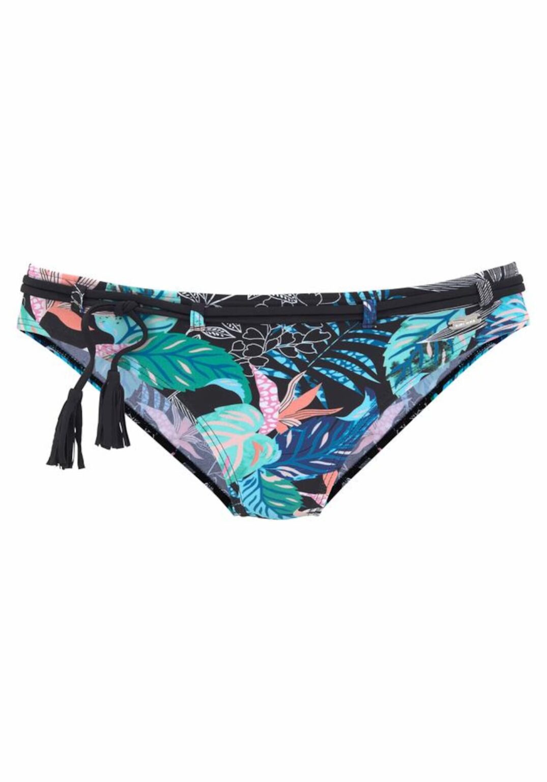 VENICE BEACH Bikini nadrágok 'Smash'  türkiz / fekete