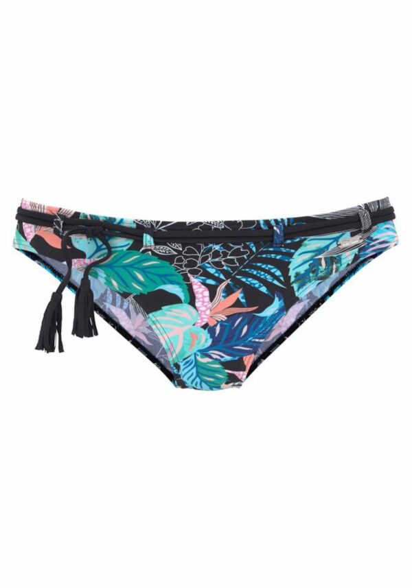 VENICE BEACH Bikini nadrágok 'Smash'  türkiz / fekete