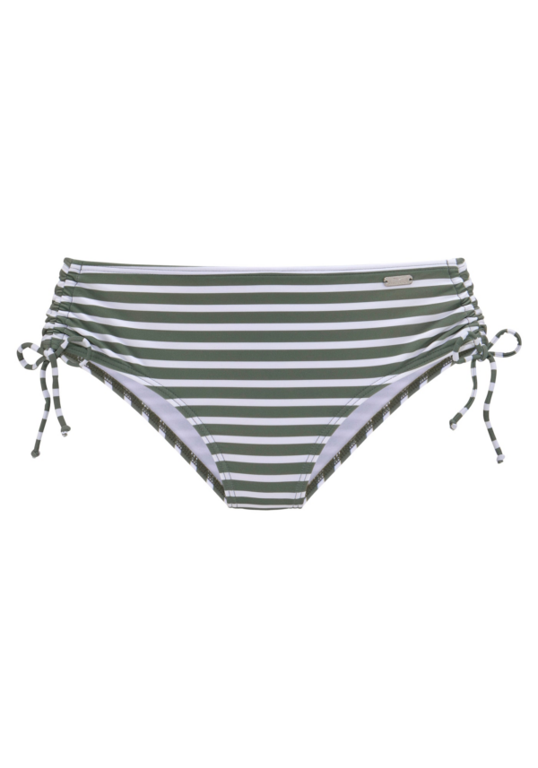 VENICE BEACH Bikini nadrágok 'Summer'  fenyő / fehér-Ár