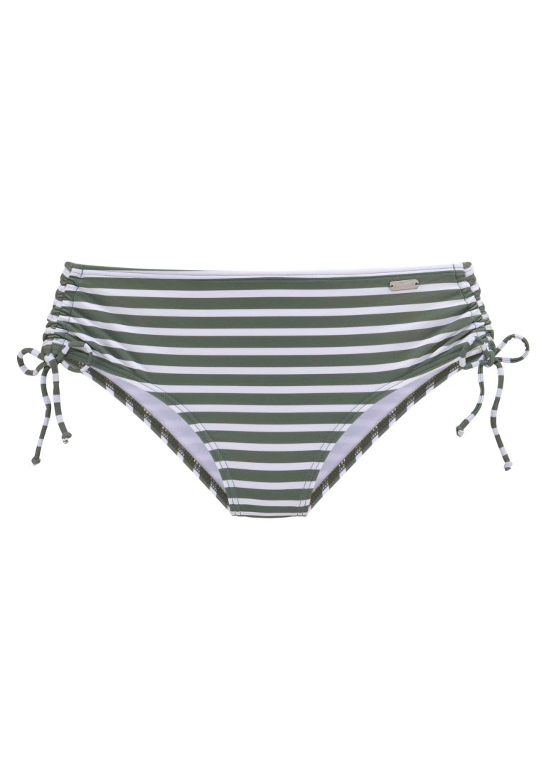 VENICE BEACH Bikini nadrágok 'Summer'  fenyő / fehér-Ár