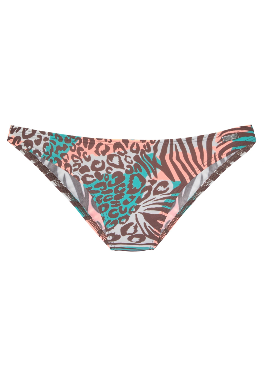 VENICE BEACH Bikini nadrágok  barna / zöld / őszibarack / fehér-Ár