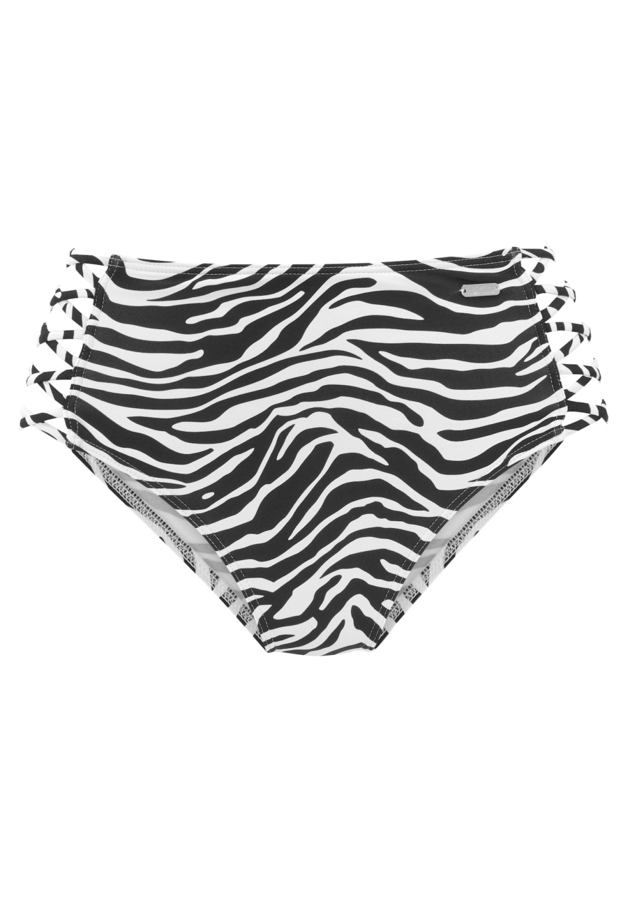 VENICE BEACH Bikini nadrágok  fekete / fehér-Ár