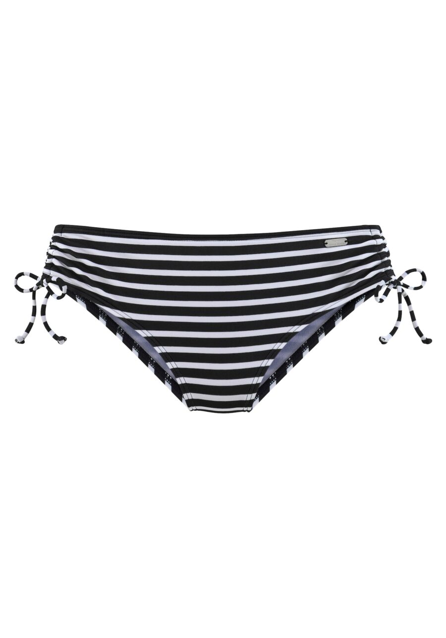 VENICE BEACH Bikini nadrágok  fekete / fehér-hu