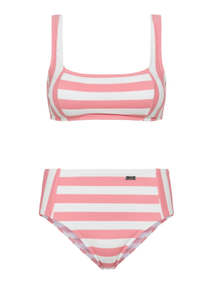 VENICE BEACH Bikini  rózsaszín / fehér-Ár
