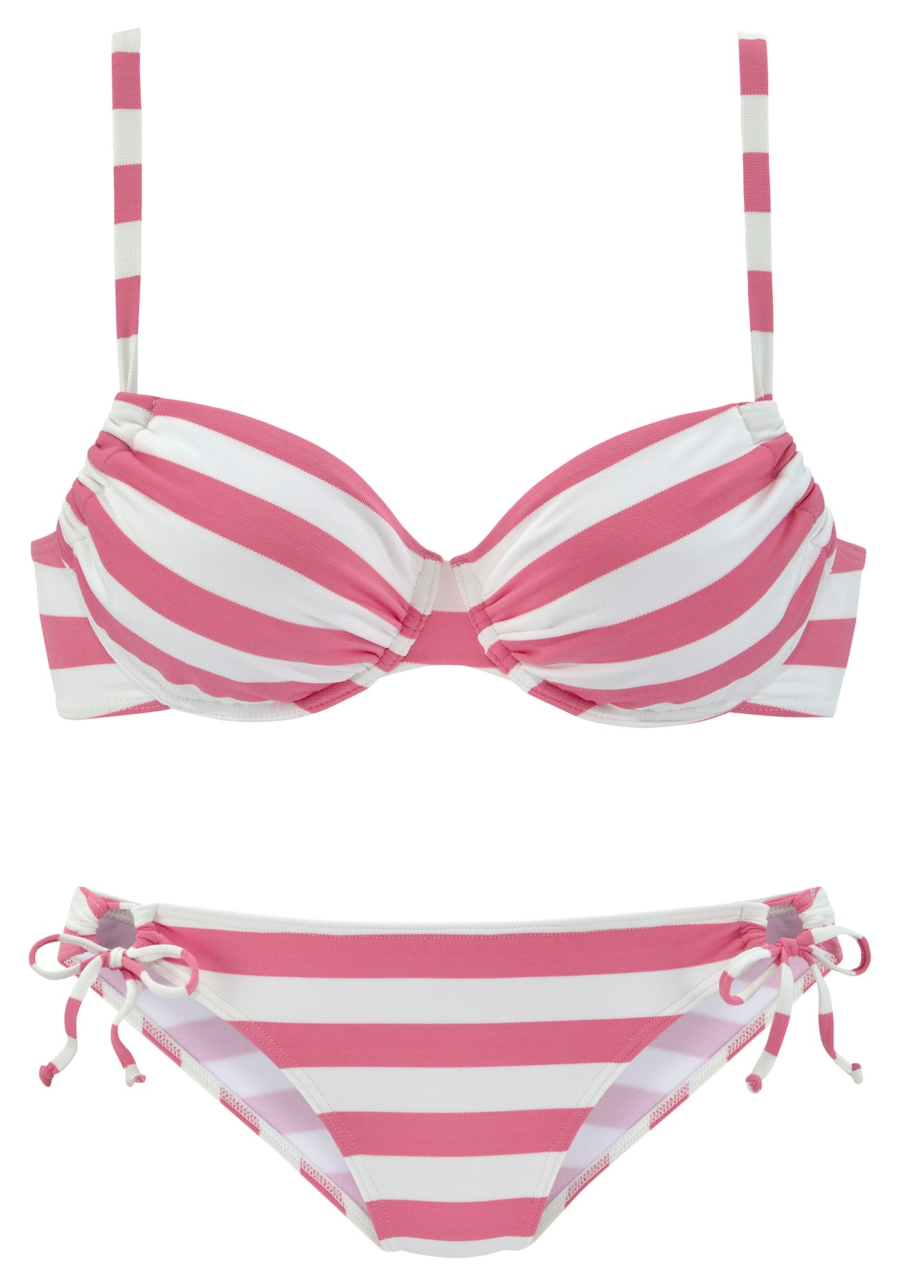 VENICE BEACH Bikini  rózsaszín / fehér-Ár