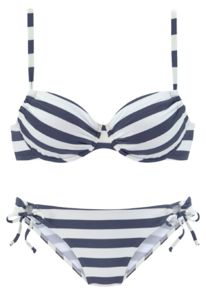 VENICE BEACH Bikini  tengerészkék / fehér-Ár