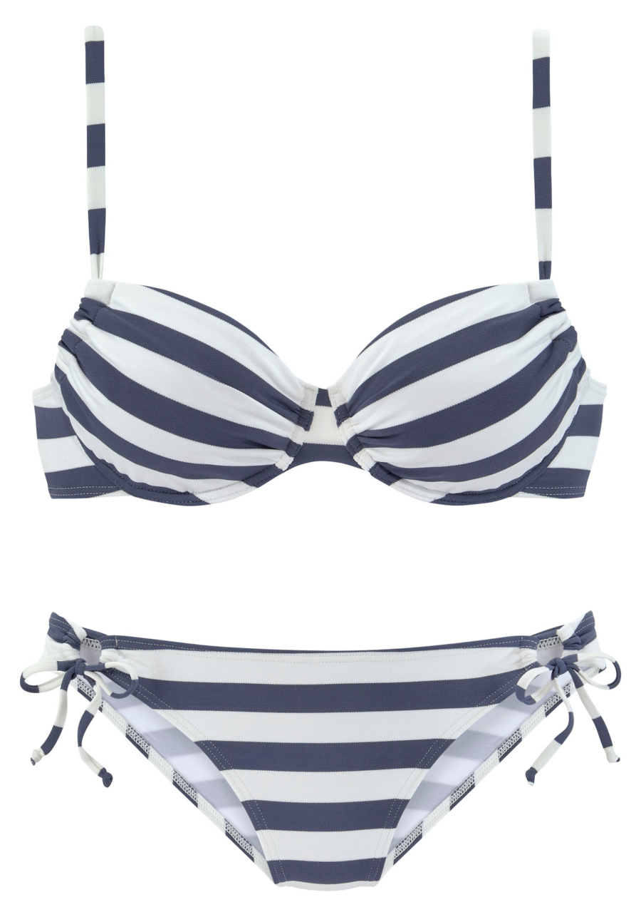 VENICE BEACH Bikini  tengerészkék / fehér-Ár