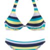 VENICE BEACH Bikini  tengerészkék / világoskék / sárga / fehér-hu