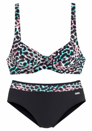 VENICE BEACH Bikini  türkiz / piros / fekete / fehér