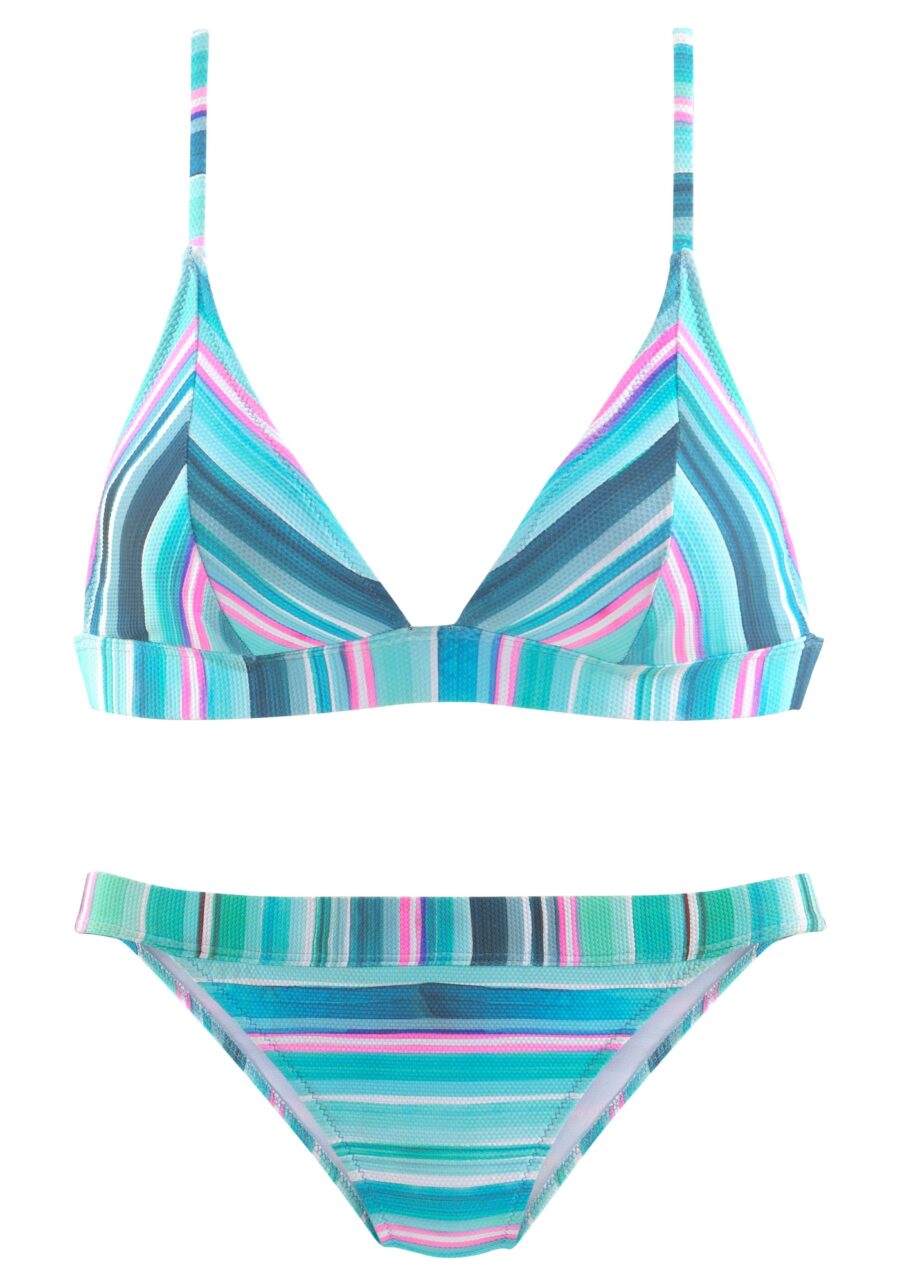 VENICE BEACH Bikini  türkiz / vízszín / rózsaszín / fehér-hu