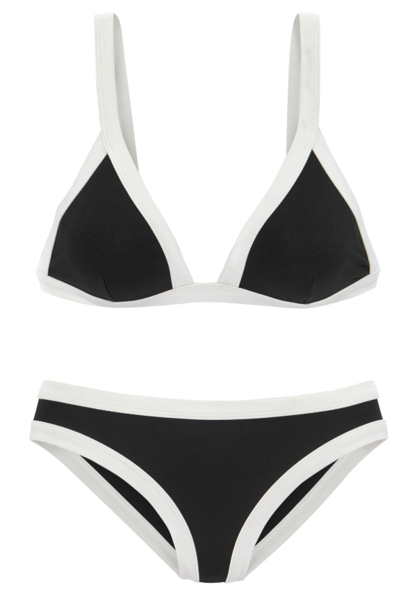 VENICE BEACH Sport bikini  fekete / fehér-Hungary
