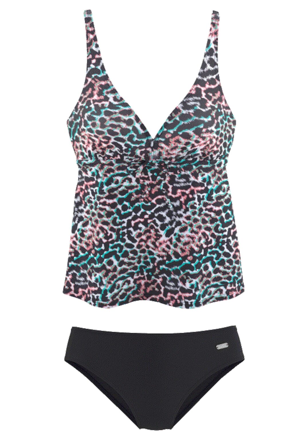 VENICE BEACH Tankini  türkiz / piros / fekete