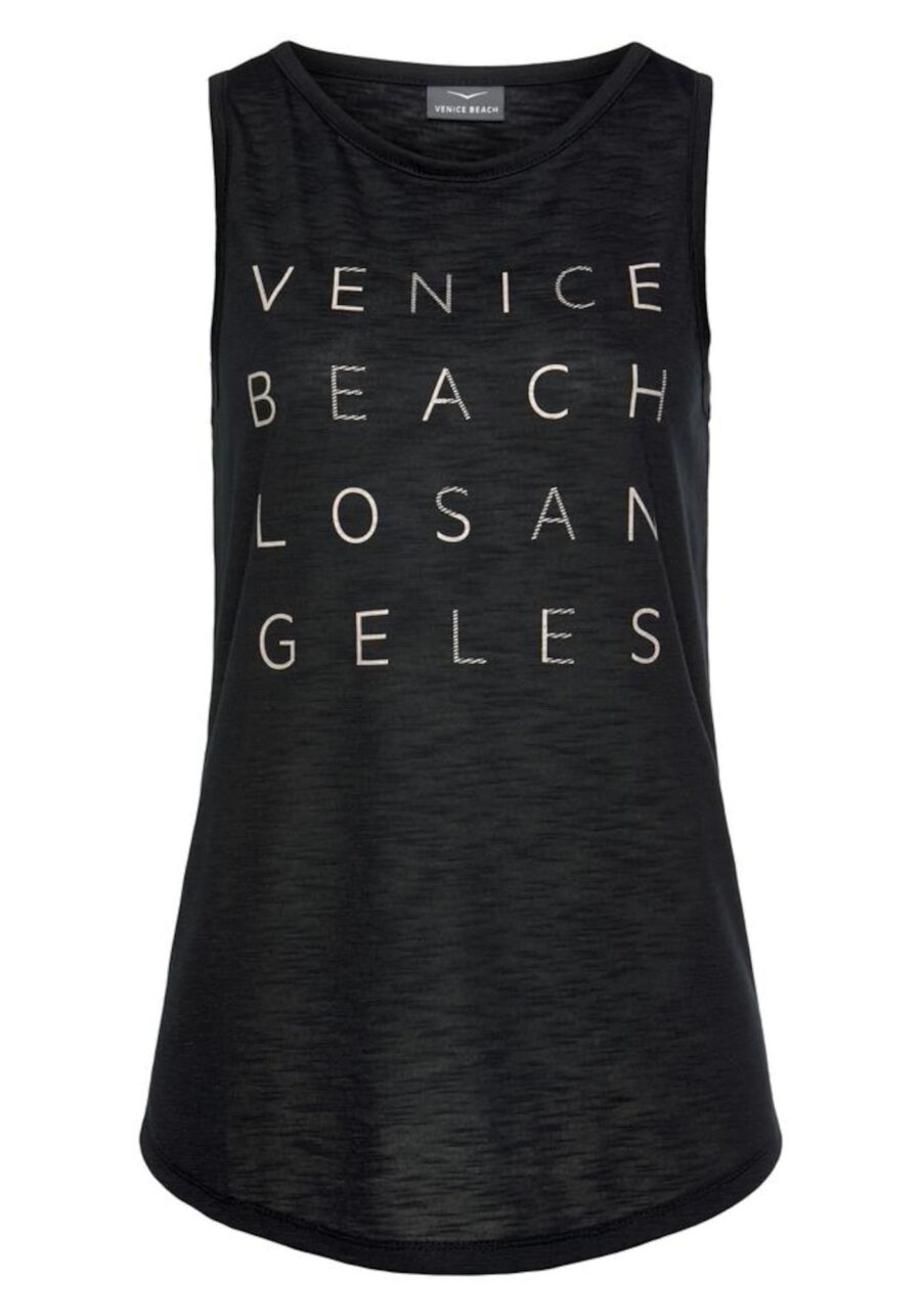 VENICE BEACH Top  fekete / ezüst-hu