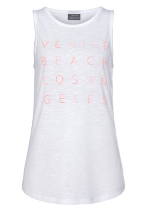 VENICE BEACH Top  narancs / fehér-hu