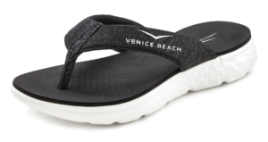 VENICE BEACH Ujjelválasztó-pántos szandál  fekete melír / piszkosfehér-Hungary