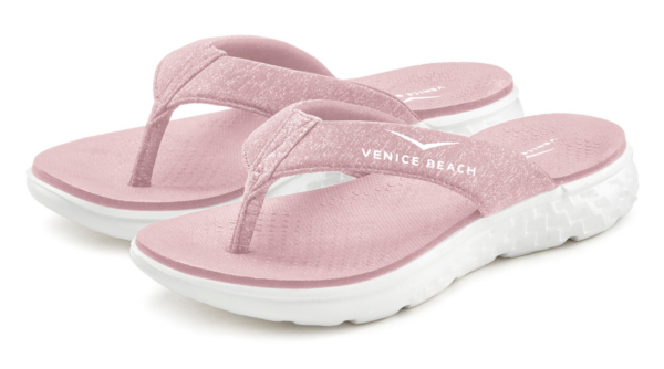 VENICE BEACH Ujjelválasztó-pántos szandál  púder / fehér-Hungary