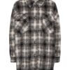 VERO MODA Átmeneti dzseki 'Luna'  barna / szürke melír / fekete / fehér-hu
