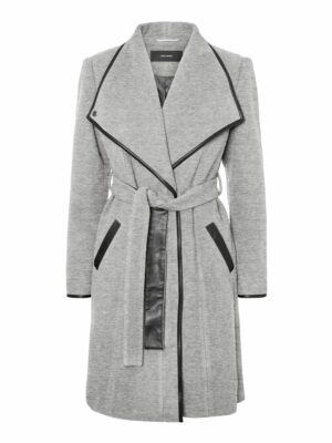 VERO MODA Átmeneti kabátok  szürke / fekete-hu