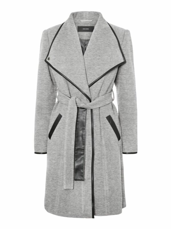 VERO MODA Átmeneti kabátok  szürke / fekete-hu