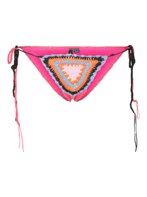 VERO MODA Bikini nadrágok 'RENU'  narancs / rózsaszín / fekete / fehér-Hungary