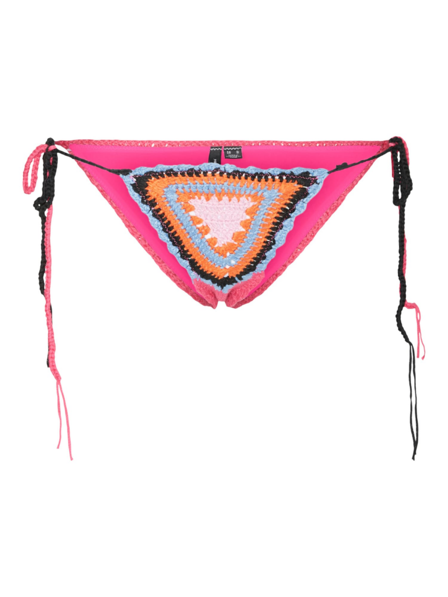 VERO MODA Bikini nadrágok 'RENU'  narancs / rózsaszín / fekete / fehér-Hungary