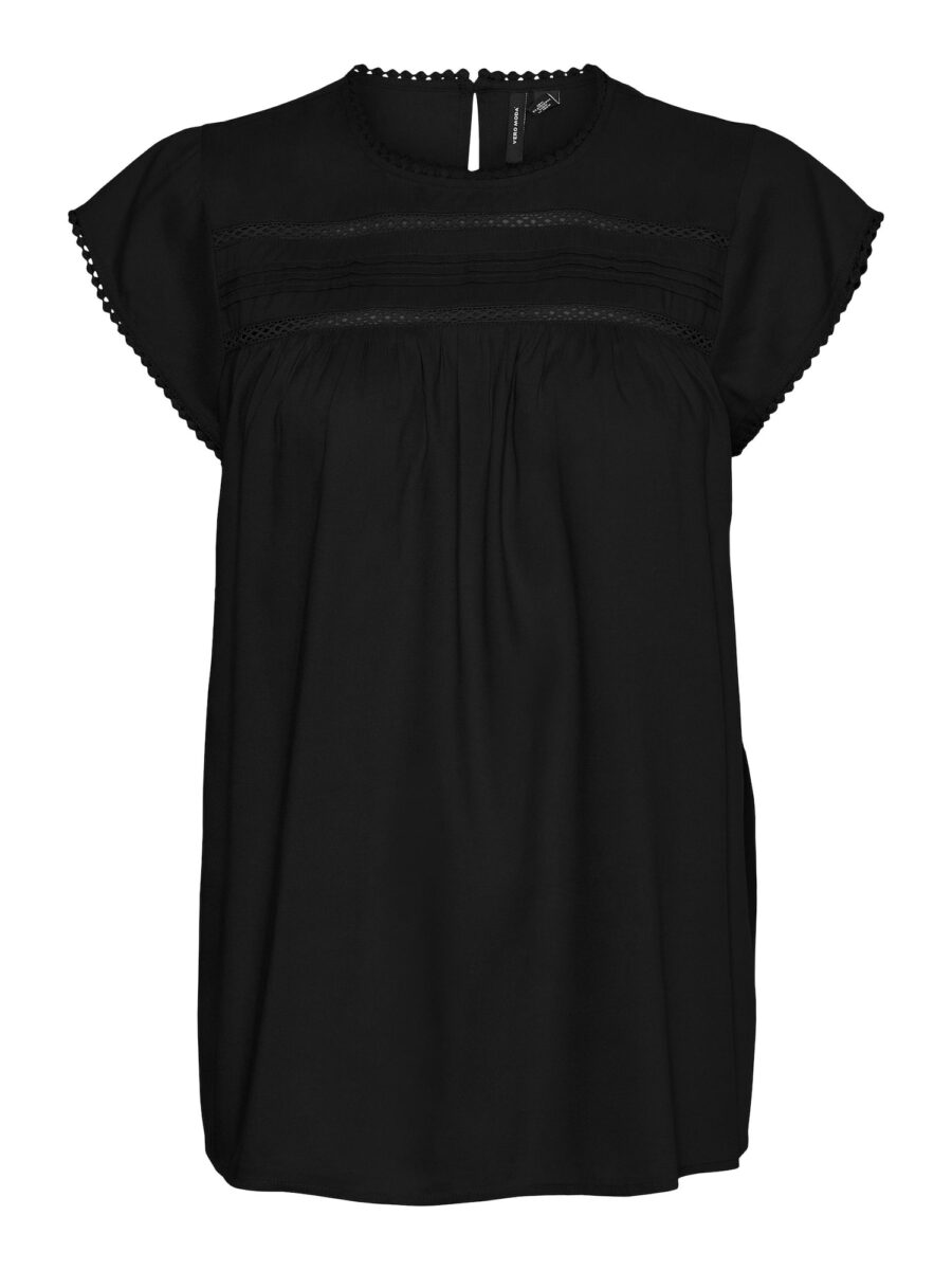 VERO MODA Blúz 'Debbie'  fekete-hu