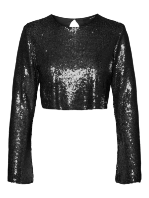 VERO MODA Blúz 'KAJE'  fekete-Ár