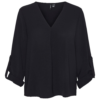 VERO MODA Blúz 'Kas'  fekete-Ár