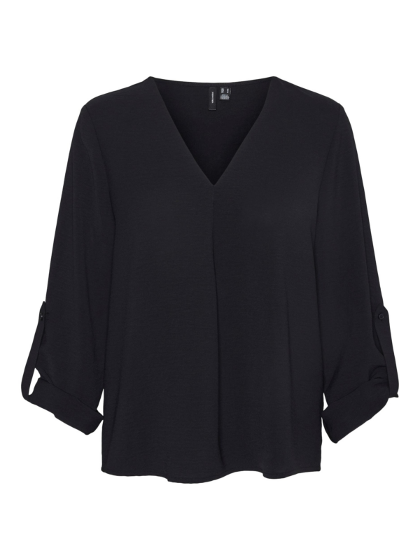 VERO MODA Blúz 'Kas'  fekete-Ár
