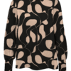 VERO MODA Blúz 'LYDIA'  homok / fekete-Hungary