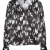 VERO MODA Blúz 'MERLE'  fekete / fehér-Ár