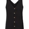 VERO MODA Blúz 'Sasha'  fekete