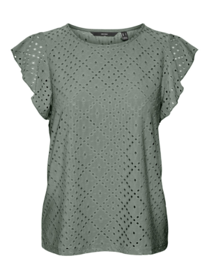 VERO MODA Blúz 'Tassa'  sötétzöld-Hungary
